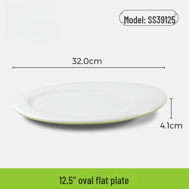 Commercial Melamine Oval Serving Plate