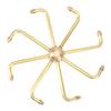 8 Holes Fountain Nozzles Brass Windmill Rotating Fountain Water Spray Head for Rockery Fish Pond