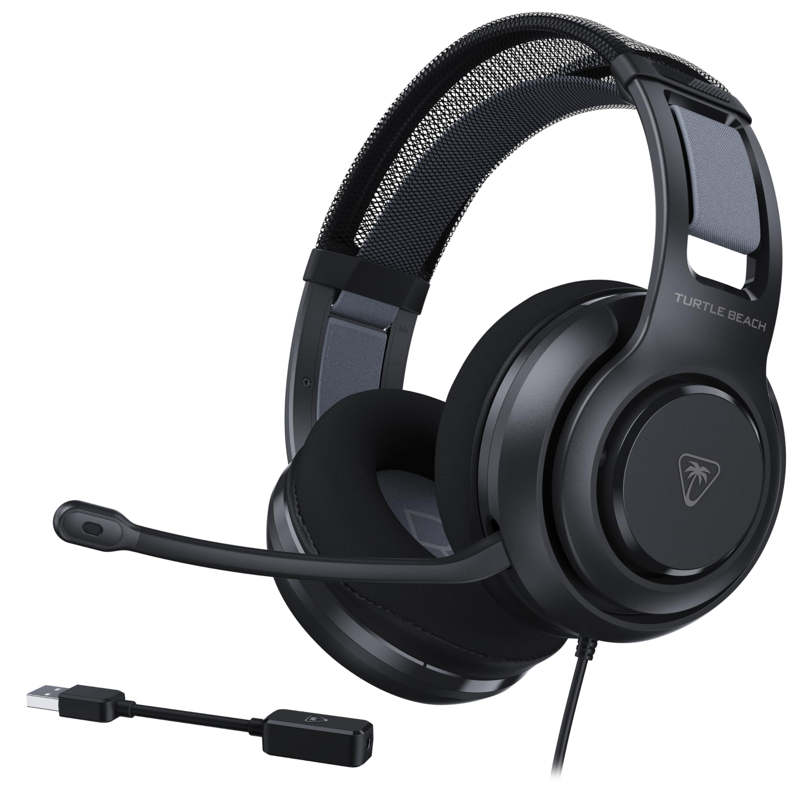 

Игровая гарнитура TURTLE BEACH Atlas 200 Black с проводным подключением USB для и PS4 50 мм Waves 3D Складная Однонаправленный Амбушюры из пены с эффектом памяти ПК,