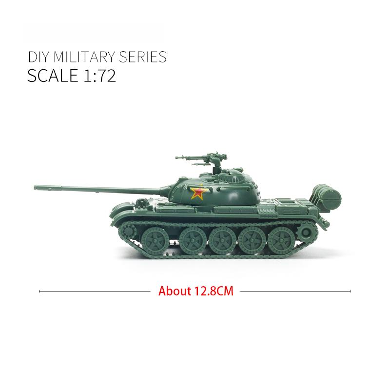 1/72 Army Model Modern Military Weapons Toy Tank Self Propelled Cannon Armored Vehicle Cannon Truck Car Assemble Collection Toys