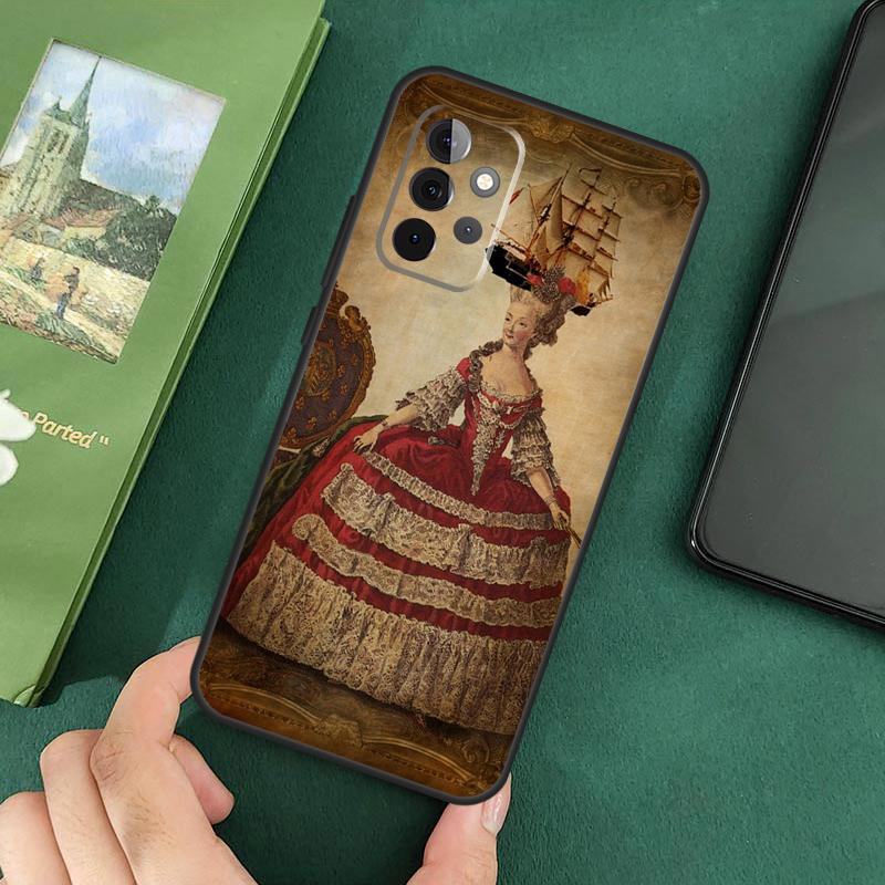 Marie Antoinette Case For Samsung Galaxy A54 A51 A71 A31 A41 A12 A22 A32 A52 A72 A52S A14 A70 A53 Cover