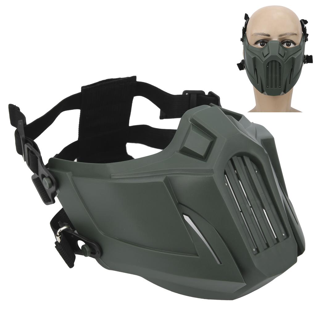 Tactic Half Face Guard Breathable Comfortable Military Protection Equipment for Outdoor CS Game