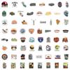 60 California Coast Graffiti Stickers: Trendy Scenery Decor for Phone & Computer