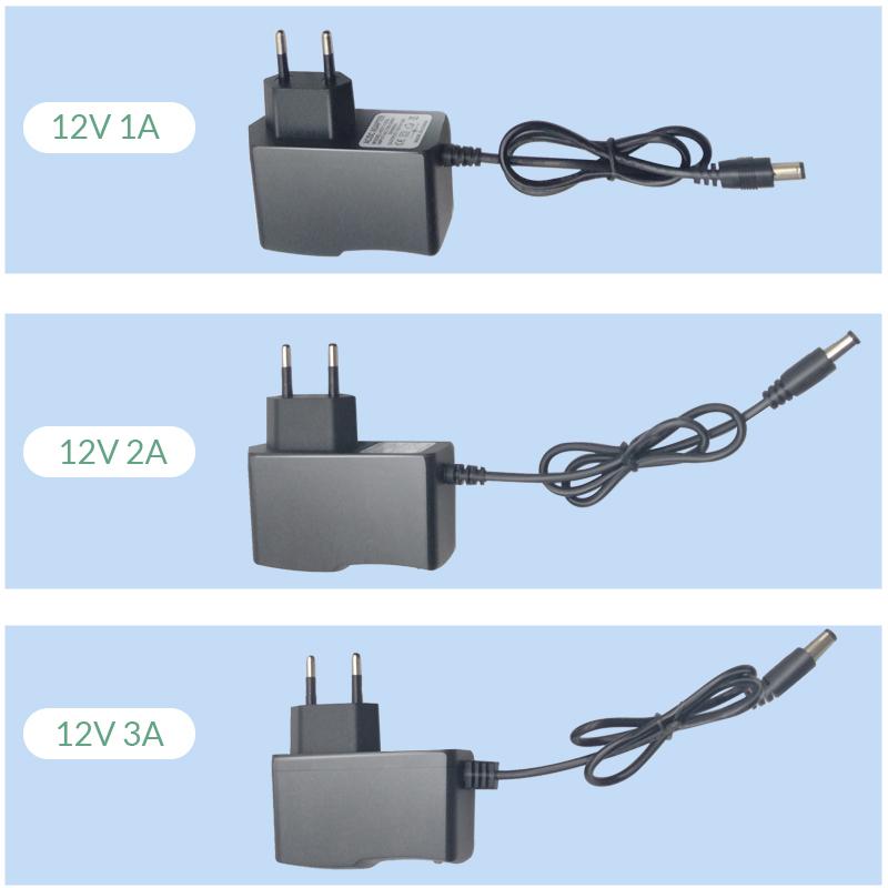 Power Supply Lighting Transformer AC 110V~220V To DC 12V LED Power Adapter 1A 2A 3A 4A 5A 6A 8A Universal Transformer LED Driver