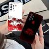 Rote Spinnenlilie Handyhülle Für Samsung Galaxy A13,21s,22,31,32,52,53,71,80,A91 Weiche Schwarze Hülle
