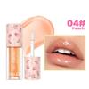 Feuchtigkeitsspendender und feuchtigkeitsspendender Lipgloss mit Fruchtgeschmack, transparenter Lippenbalsam gegen Risse