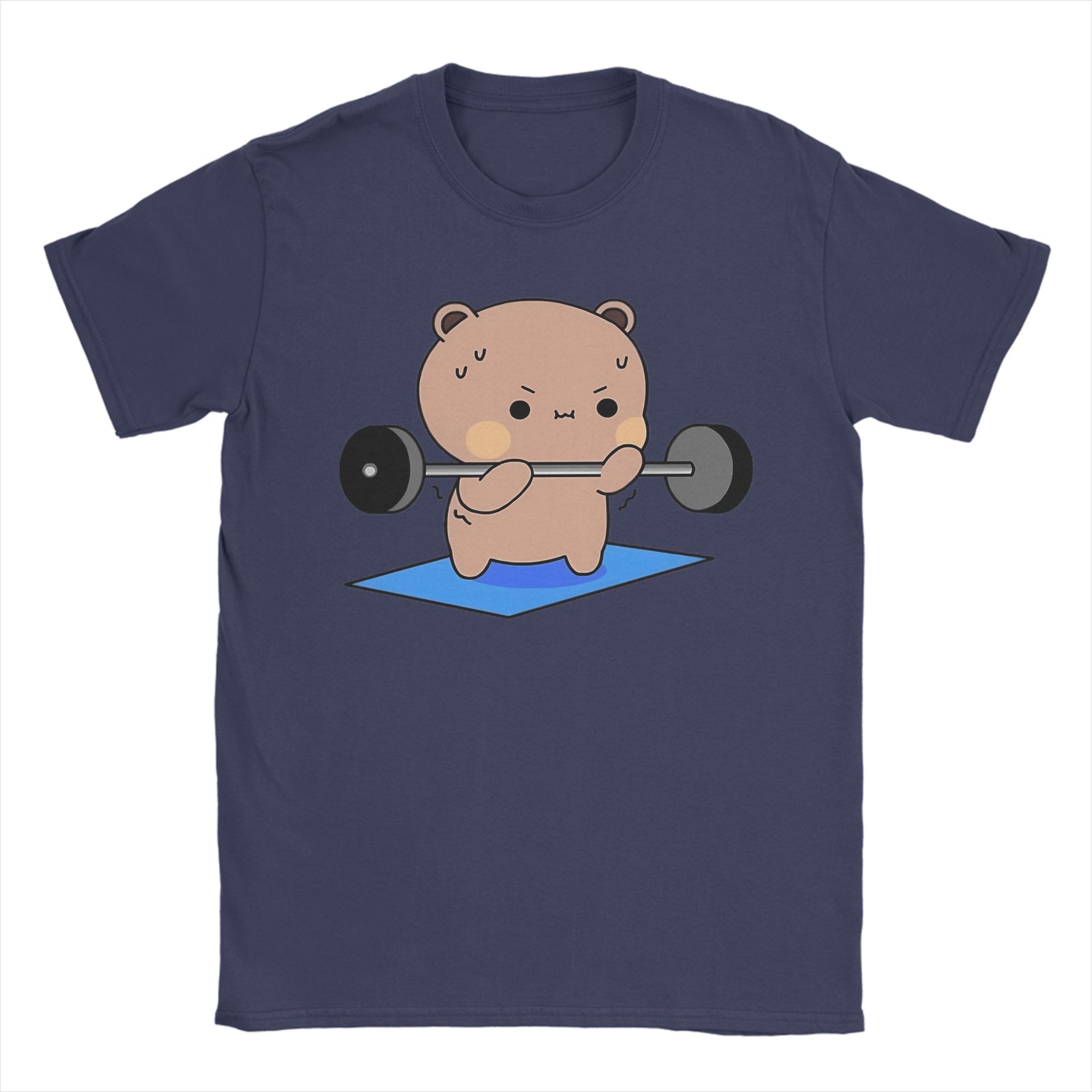 

Bubu Dudu Cute Bear Men T Shirt Fashion Tees Short Sleeve Crew Neck TShirts 100 Cotton Original Tops 4XL