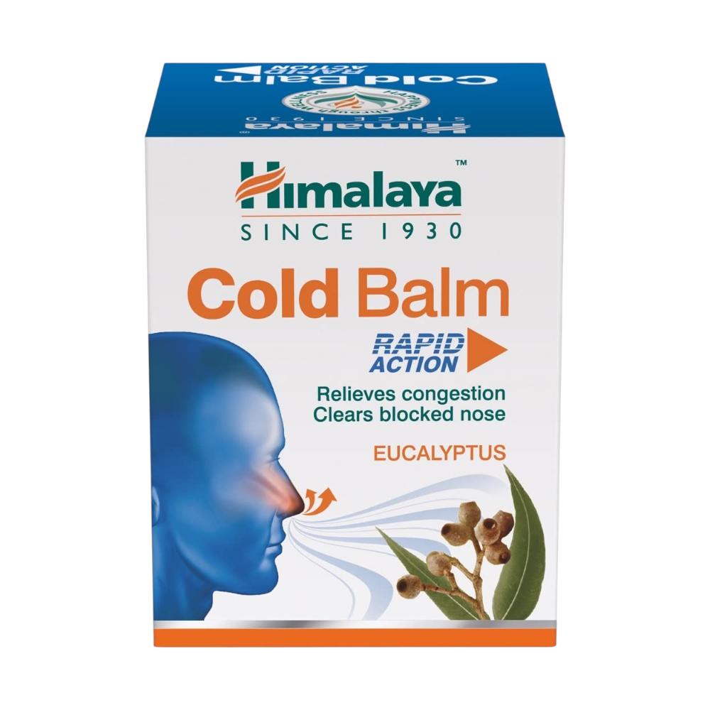 

Himalaya Cold Balm 45g Relieves Nasal Chest Congestion Clears Blocked Nose Comfort For Common Cold With Natural Herbal Soothing Relief