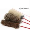 1PC Pet Interaktives Spielzeug Kaninchen Haar Tease Katze Stick Interaktive Kätzchen Spielzeug Spaß Feder Spielzeug Pet Supplies Zufällige Farbe