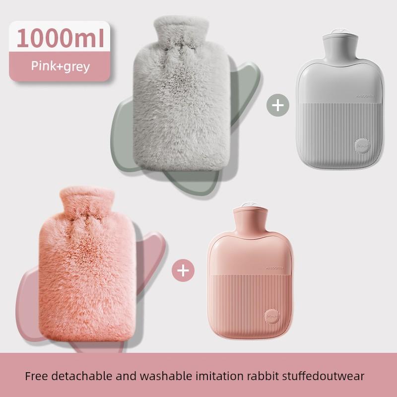 Extra-Large Hot Water Bottle for Filling with Water, Specifically for Use in Bed, Large Capacity Warming Device for Bed and Feet, Special