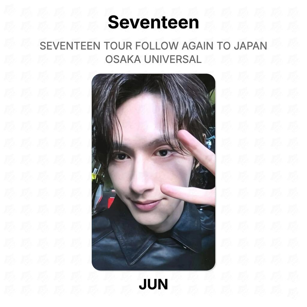 Seventeen TOUR FOLLOW AGAIN TO JAPAN OSAKA UNIVERSAL Official Photocard