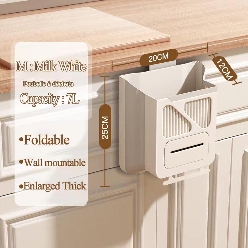 Keuken Wandmontage Opvouwbare Prullenbak Thuis Kast Hangende Opberg Prullenbak Geclassificeerde Hangende Prullenbak Keukenaccessoires