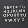 CZ Zircon Chunky Bubble Letters Pendant Necklace for Women Men Silver Color Initial A-Z Letter Necklace Charm Jewelry