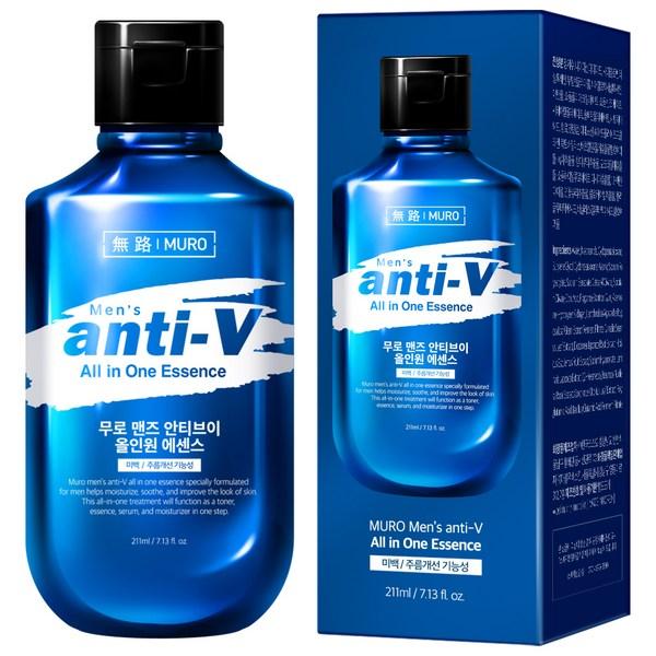 

Muro Mens AntiV All-in-One Essence, 1 шт., 211 мл, лучшая мужская косметика Кореи