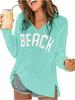 New V-Neck Letter Knitwear for Women - Spring/Summer Collection