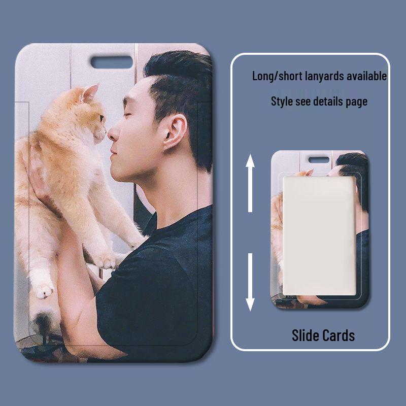 Zhang Yixing Plastic Sliding Cover ID and Access Card Holder for Students and Professionals