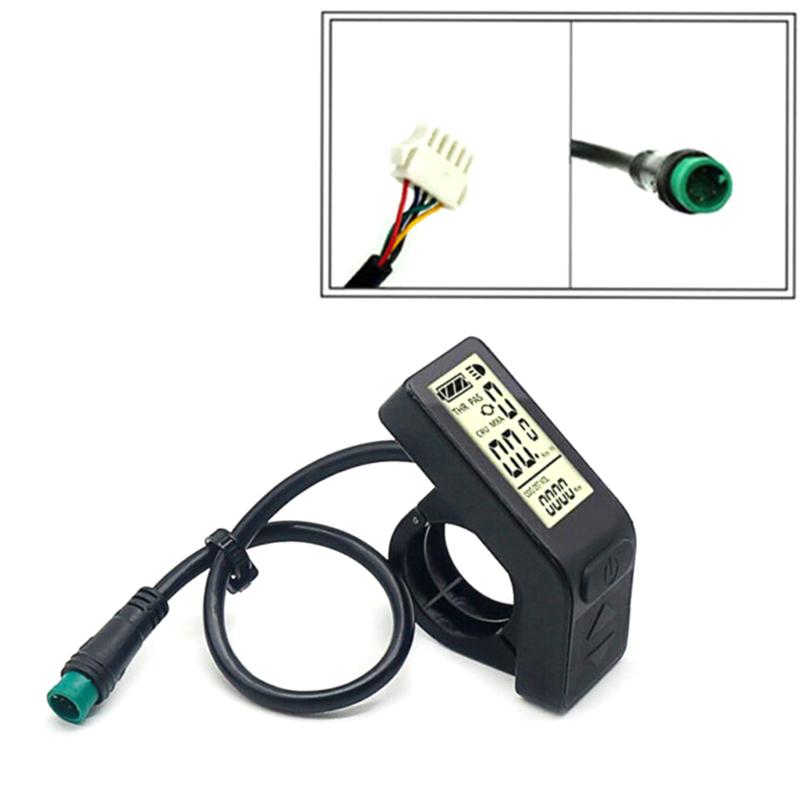 Écran Mini Pour Vélo électrique KT-LCD4 – Compatible 24V/36V/48V, Connecteur 5 Broches étanche