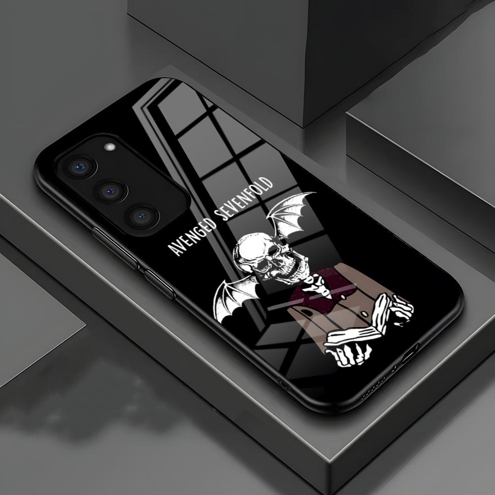A-Avenged Sevenfold Phone Case For Samsung S26 S25 S24 FE S23 S22 S21 Plus S20 Ultra Note20Ultra Black Glass Cover