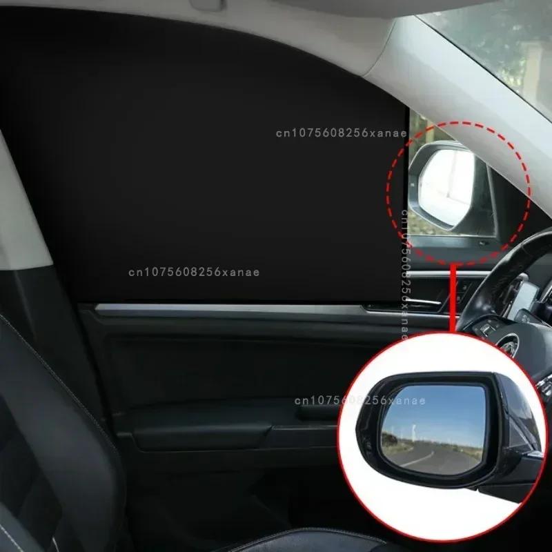 New Magnetic Car Sunshade Cover Summer UV Protection Side Rear Window Curtain Black Mesh Sun Shade Cover Auto Car Accessories