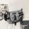 Harajuku Men Crossbody Bag Square Casual Messenger Bag Fashion Nylon Postman Bag  Unisex
