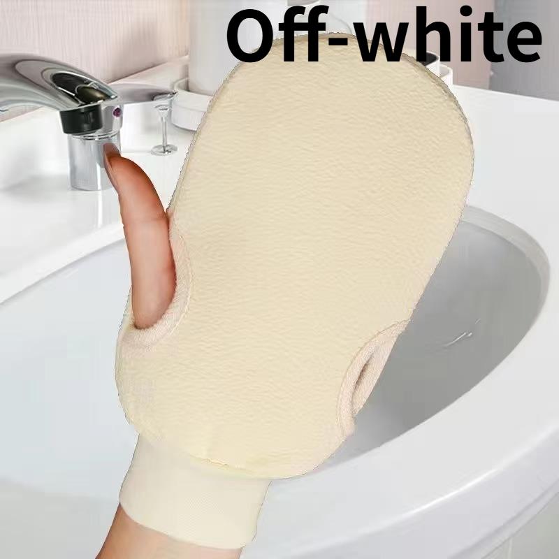 1PC Exfoliating Bath Gloves, Double-Sided Massage Scrub Gloves, Bath Additions, Bath products, four colors to choose from