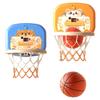 Indoor No-Drill Wall-Mounted Basketball Hoop for Kids