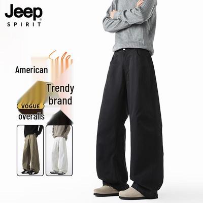 JEEP SPIRIT Men's Retro Style Cargo Pants