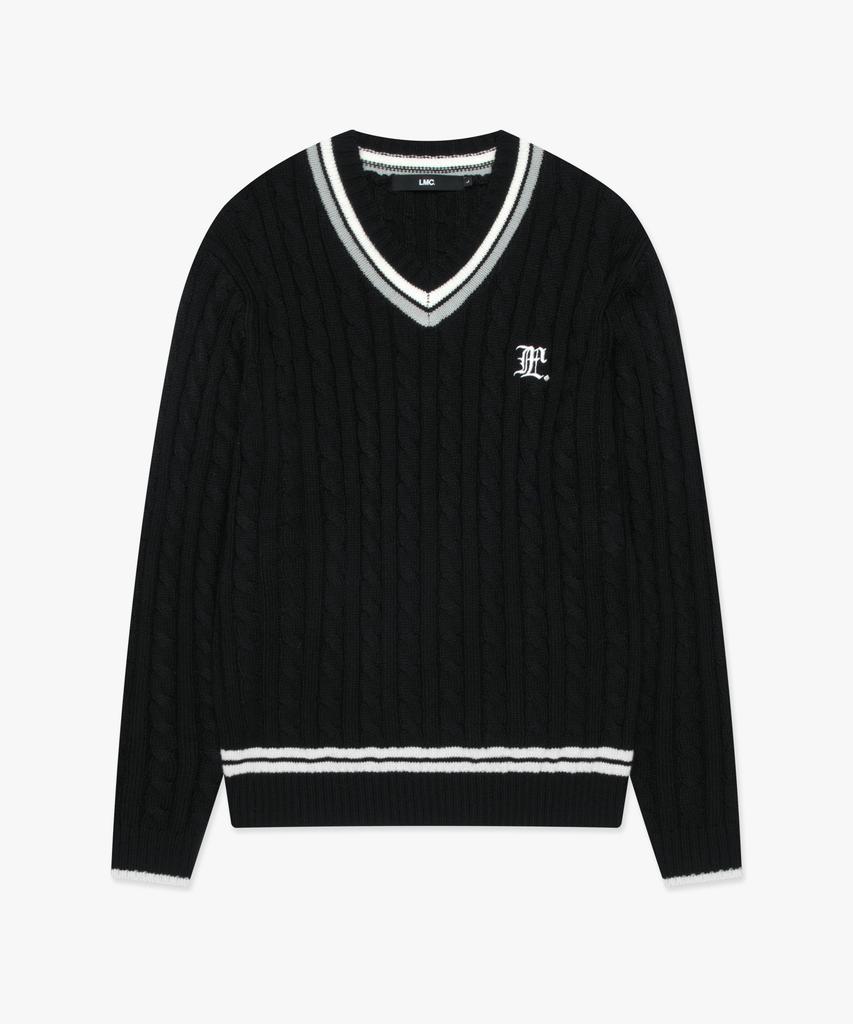 LMC Gothic Cable Tennis Knit Black