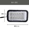 Uccellino Back Lamp Compatible with Carry LED High Brightness DA63T DA16T Super Carry Compatible Rear Lamp (Clear)