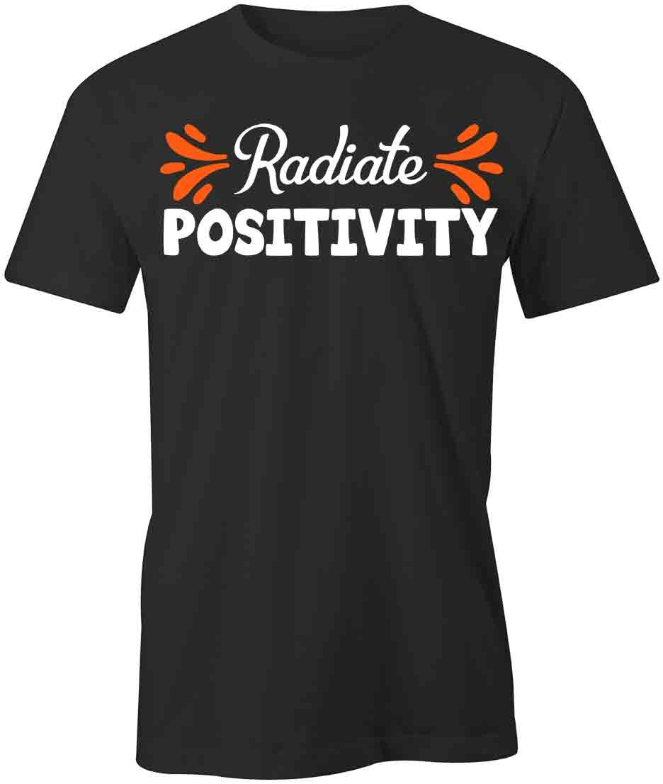 RADIATE POSITIVITY TShirt Tee Short-Sleeved Cotton MOTIVATION CLOTHING S1BSA182 XXXXL