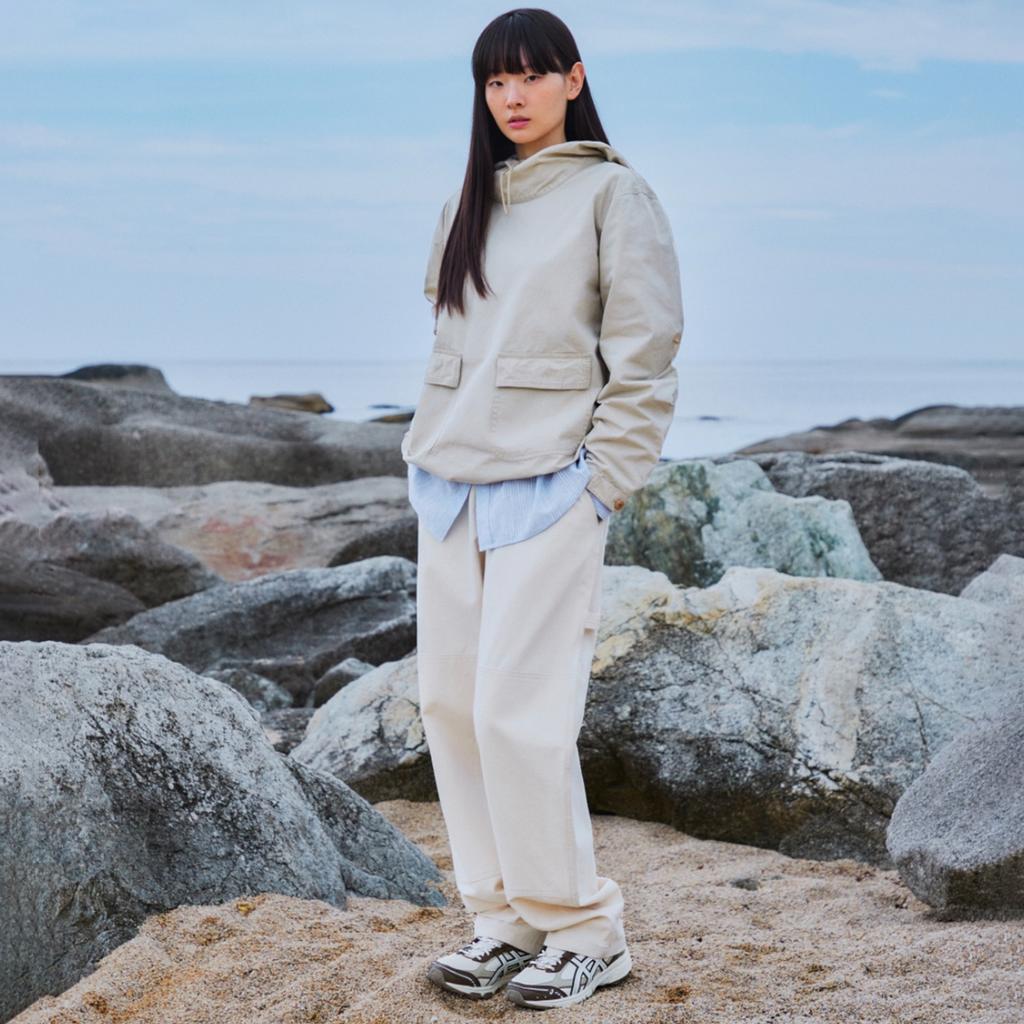 Asics Gel Nunobiki Krémová Hnědá Bouře Unisex Tenisky 1203A536-106