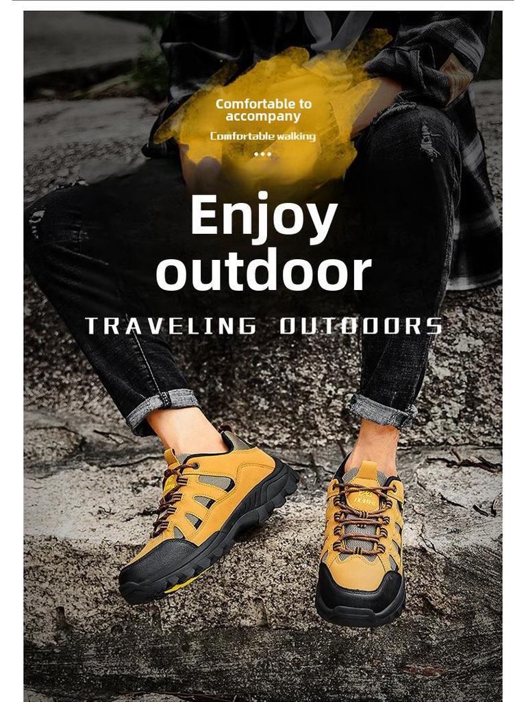 Nowe buty outdoorowe do pieszych wędrówek i alpinizmu: Wygodne, Oddychające, Codzienne Obuwie Sportowe dla Par