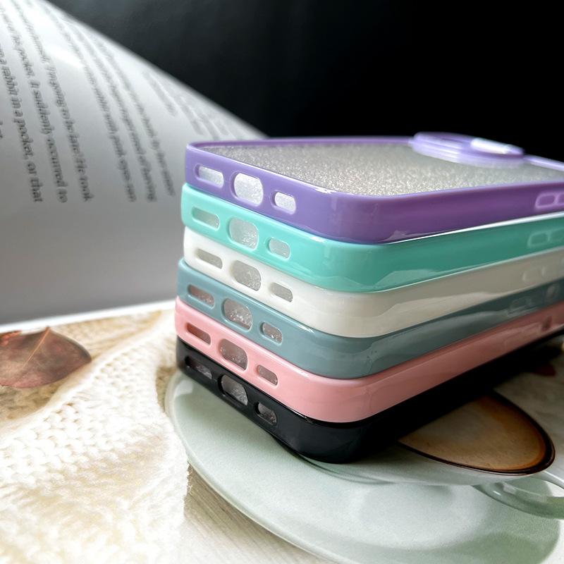 Custodia Trasparente Colorata per iPhone 17 Air 16 Plus 15 14 13 12 11 Pro Max X XS XR Antiurto Trasparente Cover Protettiva