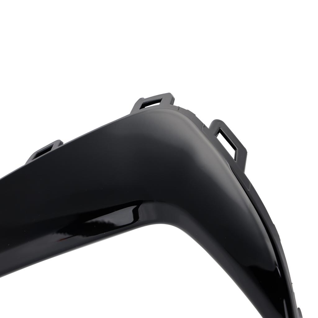 2PCS Front Fog Light Lamp Trim Fit A6 C8 S-Line S6 2019-2023 Black