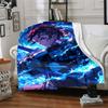 1pc Kamado Tanjiro Blanket, Gift, for Men and Women, Soft Blanket, Good for Sofa Bed Couch Travel, Lightweight Flannel Blanket