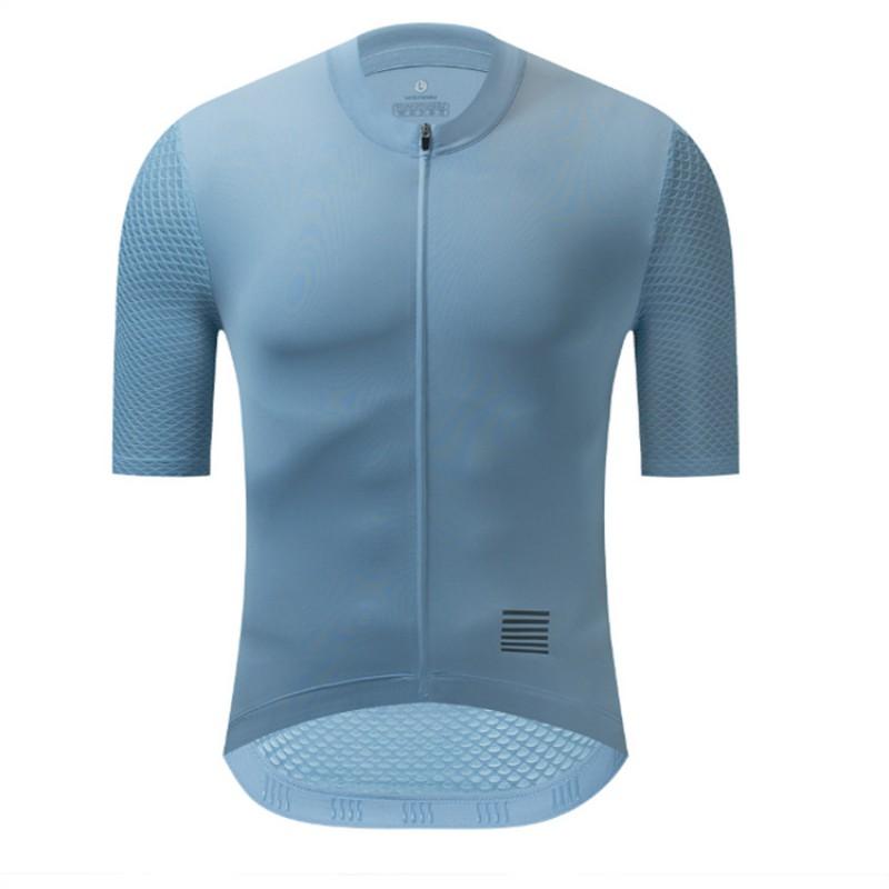 Maillot de cyclisme pour homme Respirant Séchage rapide Manches courtes Maillot de vélo Vêtements de route Sortie en extérieur