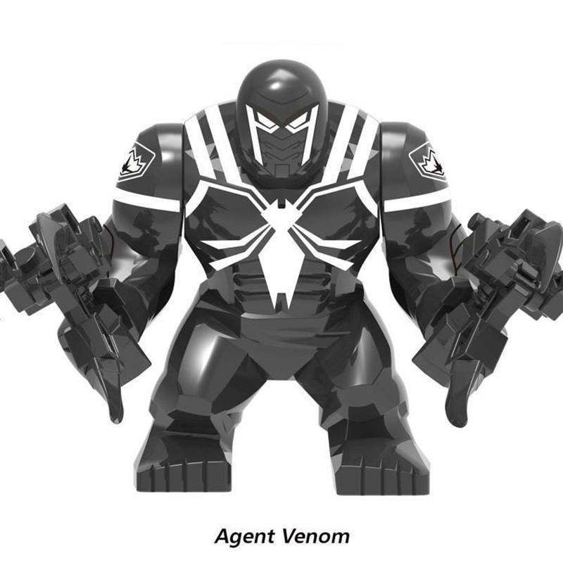 Venom Bausteine Steine Große Minifiguren Verpackt Lernspielzeug Perfektes Geschenk für Kinder und Sammler Style E