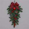 50CM Christmas Wreath & 2.7M Garland Set - Festive Door & Wall Decor