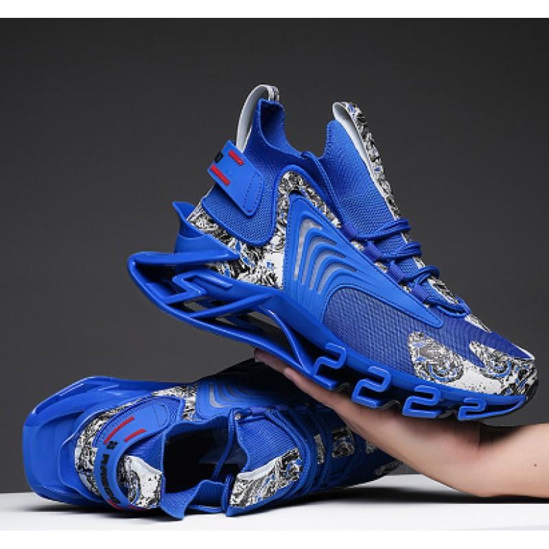 Kids Breathable Mesh Running Shoes Boys Lightweight Casual Sport Sneakers With Rubber Sole