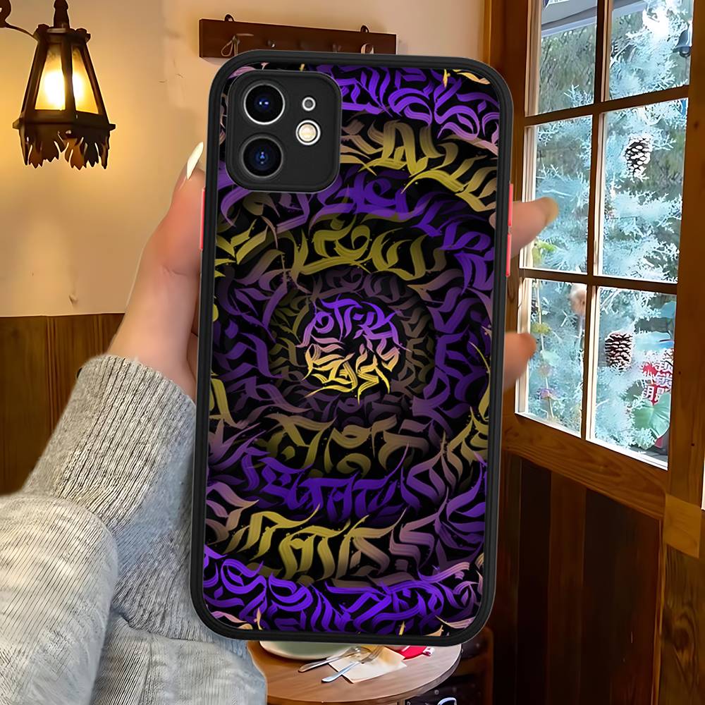 

Pokras Lampas Art Graffiti Silicone Case For IPhone 16 15 14 13 12 11 Pro Max Plus X XS MAX Shockproof Matte Cover iphone 13