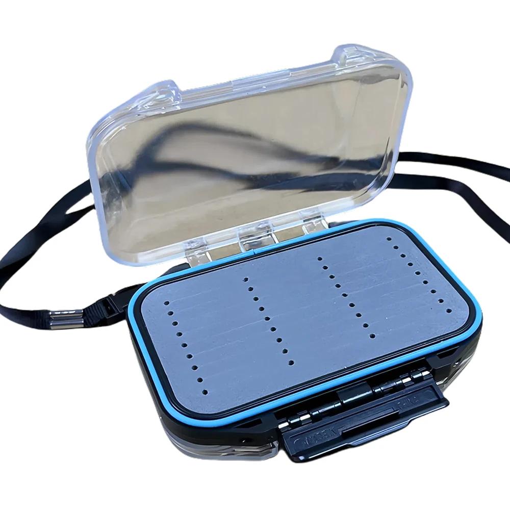 

SantaKing Two-sided Fishing Accessories Box Durable ABS Plastic Construction Lightweight Design Fly Lure Hooks білий