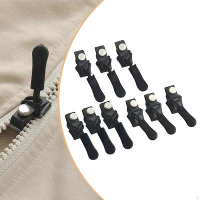 9x Reißverschluss-Reparaturset Reißverschlussköpfe Schnellmontage Abnehmbar Ohne Nähen Ersatz-Zipper für Zelt