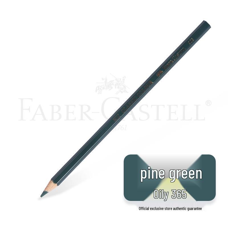 Faber-Castell Art Oil-Based Colored Pencils Set - Red, White, Black, and 60 Single and Complementary Colors.