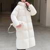 Mode Frau Winter Lange Mäntel Kapuzen Locker Dick Warm Parkas Lässige Damenjacken