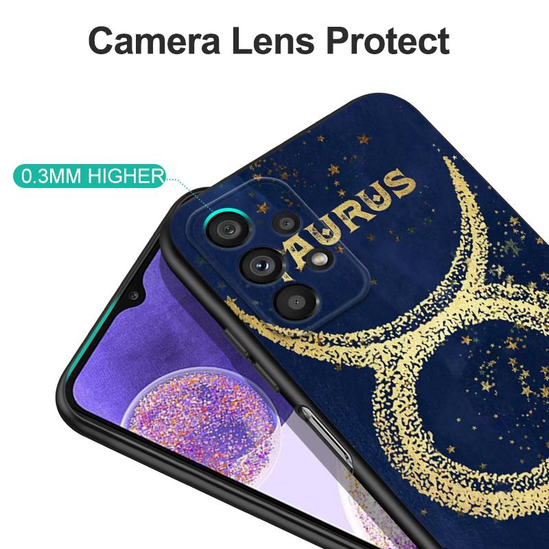 Black Tpu Case For Samsung Galaxy A6 A8 A9 2018 Plus Constellation Sign