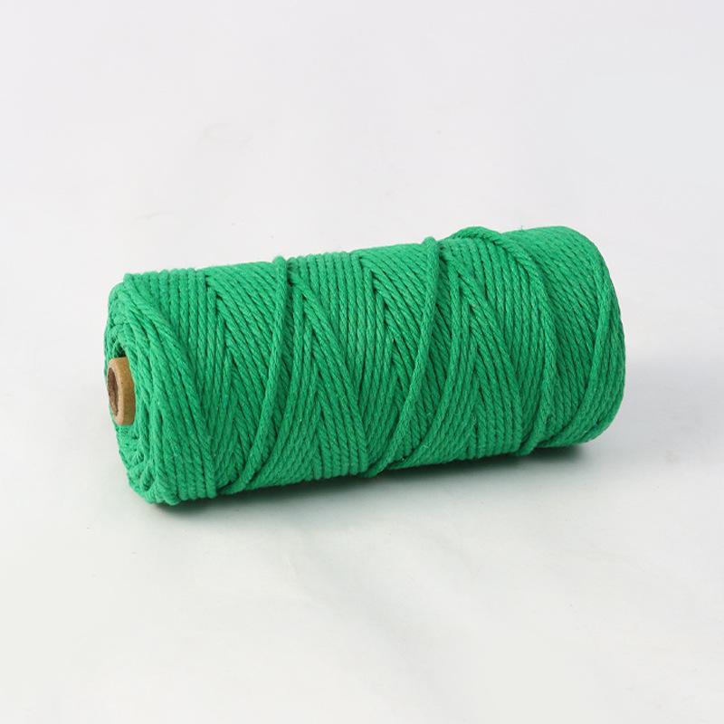 4mm 300m Colored Hand-Woven Cotton Rope for DIY Tapestry and Ornaments