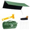 Bâche Multifonctionnelle Portable Tente de Camping Imperméable Étagère Légère Isolation Thermique Blocage de la Lumière Équipement de Camping Léger Sac à Dos de Plage,
