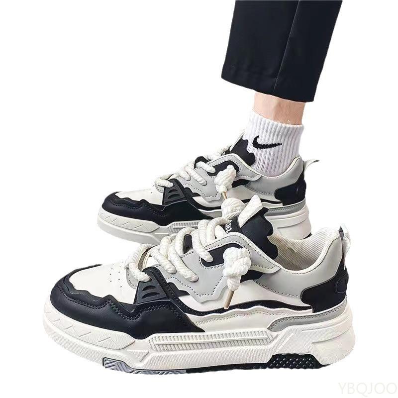 Fashion spring new sports board shoes trend versatile thick sole height increasing casual comfortable wear-resistant trendy shoes