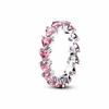 Waterdrop Ring S925 Silver Zircon Blue Stone Heart Ring Fashionable Women's Jewelry Party Wedding Gifts