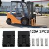 2PCS 120AMP For Anderson Plug Cable Terminal Forklift Battery Power Connector Cable Connectors Pins Lugs Electrical Supplies